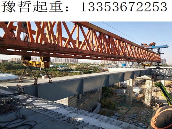 石家庄市政250吨钢箱梁架设